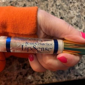 Lipsense Pink glitter gloss